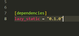 Cargo.toml not showing newer versions of dependencies